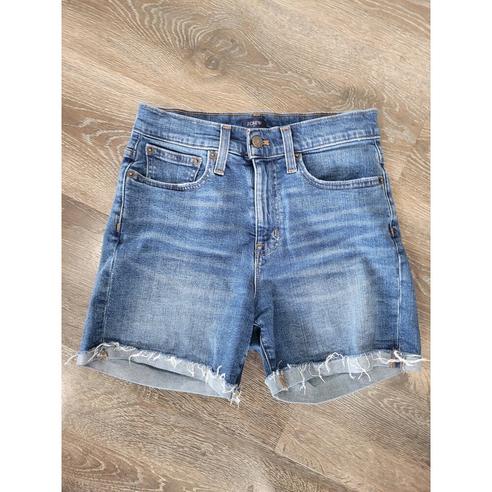 J. Crew Denim High waisted Shorts size 24 Summer Stretchy #P2